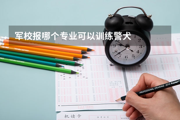 军校报哪个专业可以训练警犬