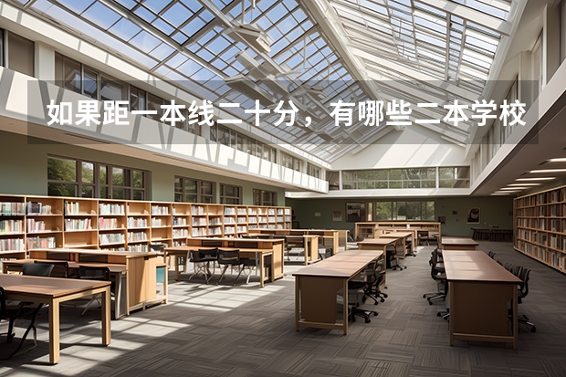 如果距一本线二十分，有哪些二本学校值得你推荐？