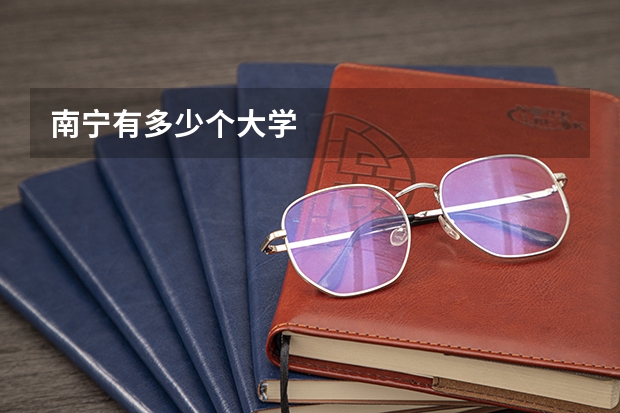 南宁有多少个大学