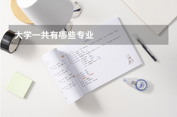 大学一共有哪些专业