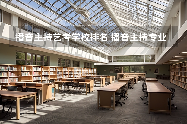 播音主持艺考学校排名 播音主持专业十大名校