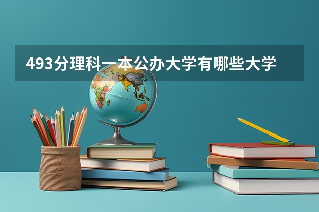 493分理科一本公办大学有哪些大学