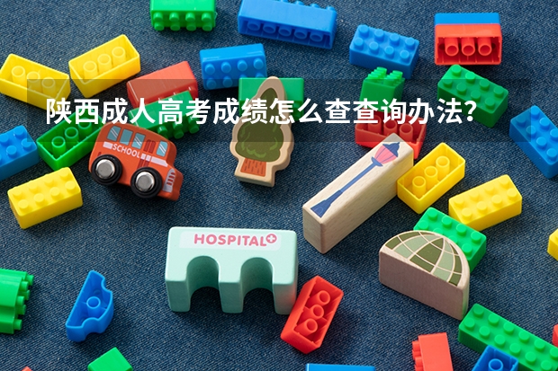 陕西成人高考成绩怎么查查询办法？