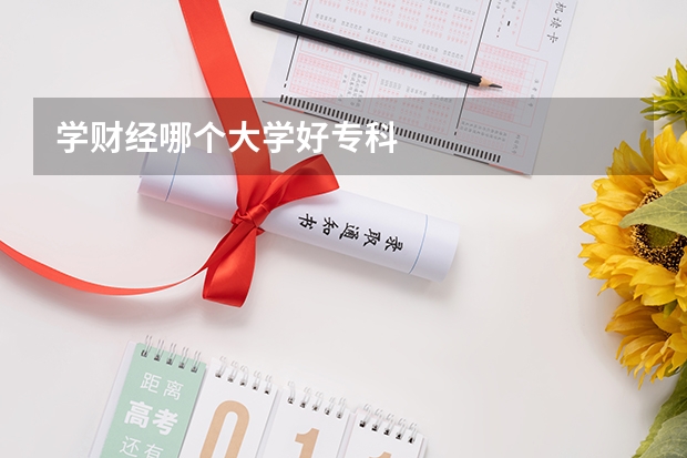 学财经哪个大学好专科