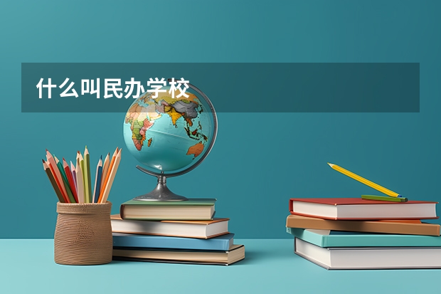 什么叫民办学校