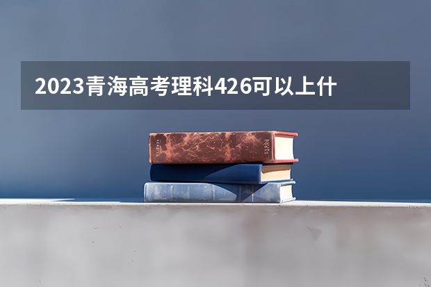 2023青海高考理科426可以上什么大学
