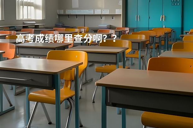 高考成绩哪里查分啊？？