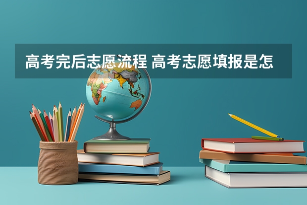 高考完后志愿流程 高考志愿填报是怎样的一个流程？