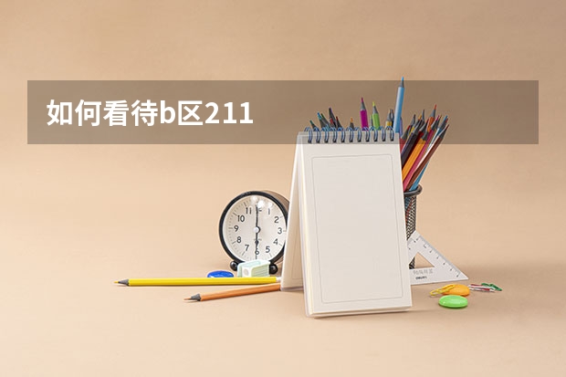 如何看待b区211