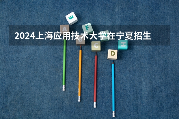 2024上海应用技术大学在宁夏招生计划介绍