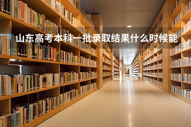 山东高考本科一批录取结果什么时候能查？怎样能看到自己的电子档案状态？