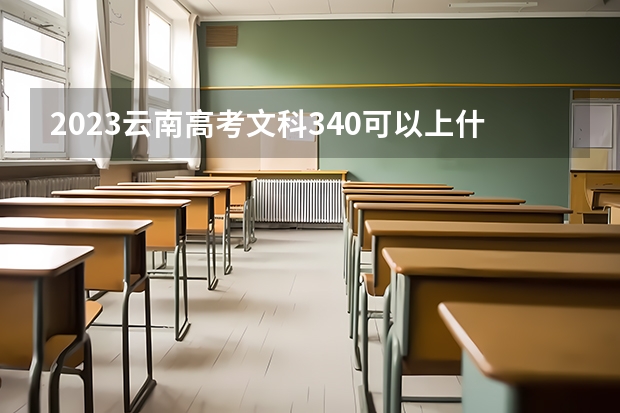 2023云南高考文科340可以上什么大学