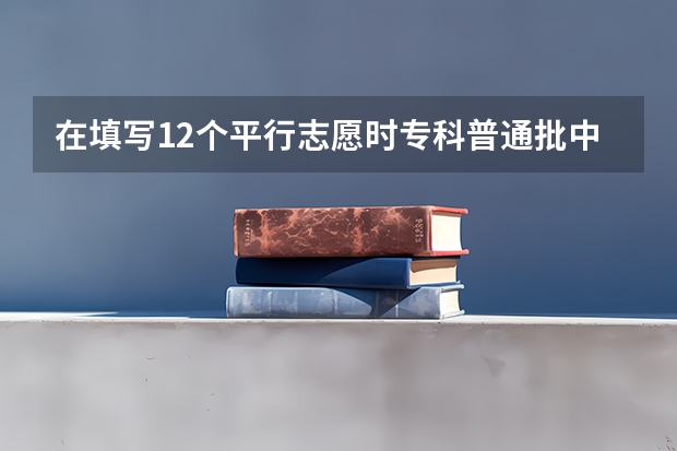 在填写12个平行志愿时专科普通批中高职院校专项计划和普通类可混在一块报吗？