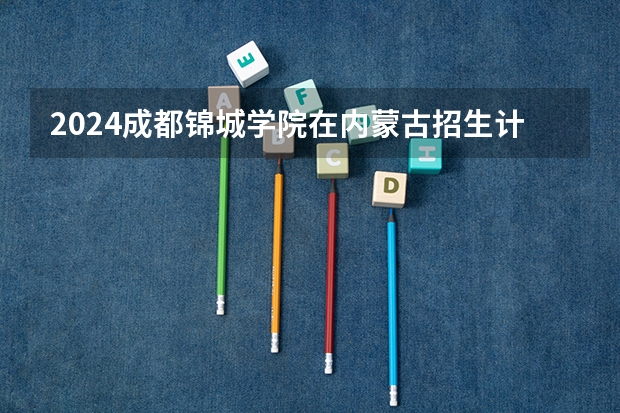2024成都锦城学院在内蒙古招生计划介绍