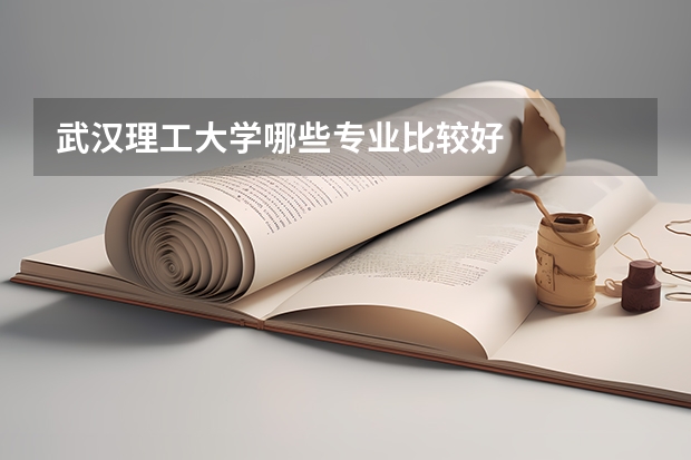 武汉理工大学哪些专业比较好