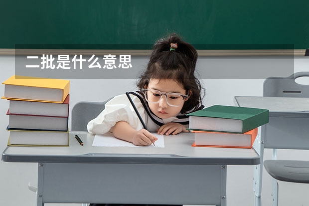 二批是什么意思