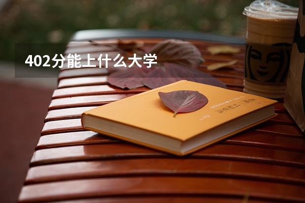 402分能上什么大学