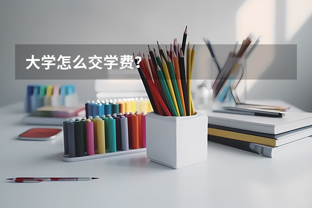 大学怎么交学费？
