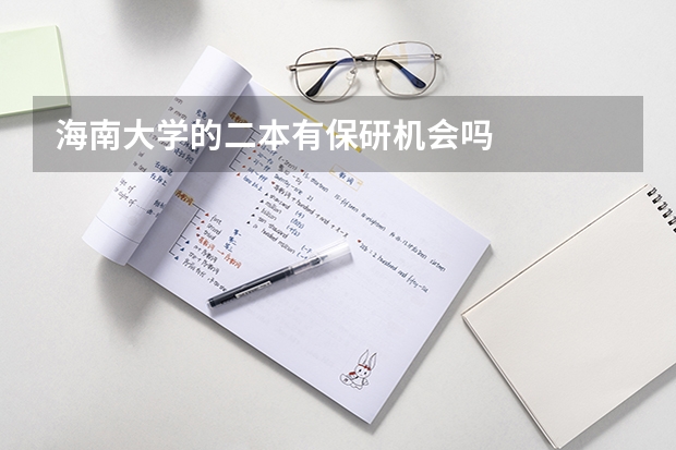 海南大学的二本有保研机会吗