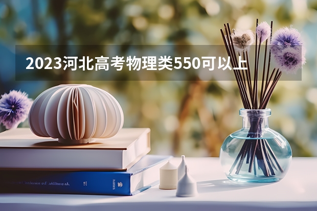 2023河北高考物理类550可以上什么大学