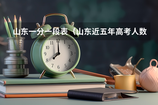 山东一分一段表（山东近五年高考人数及二本分数线。高分求。）
