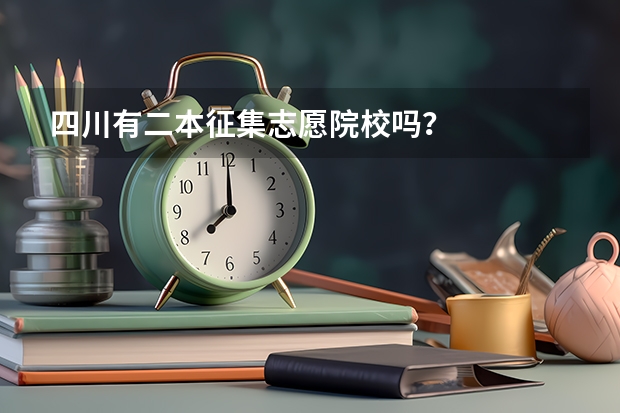 四川有二本征集志愿院校吗？
