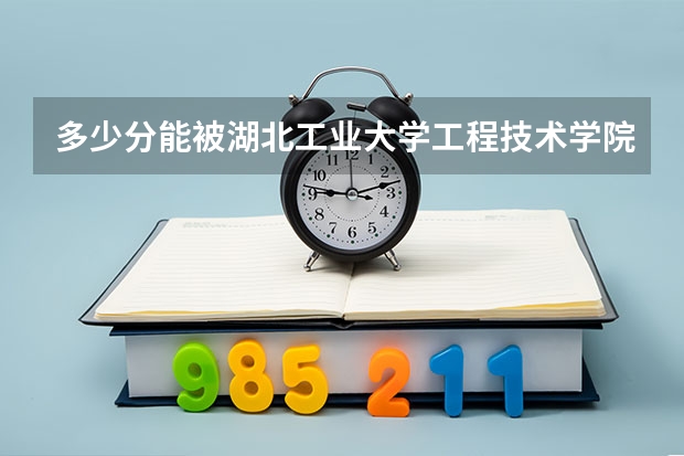 多少分能被湖北工业大学工程技术学院录取