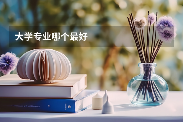 大学专业哪个最好