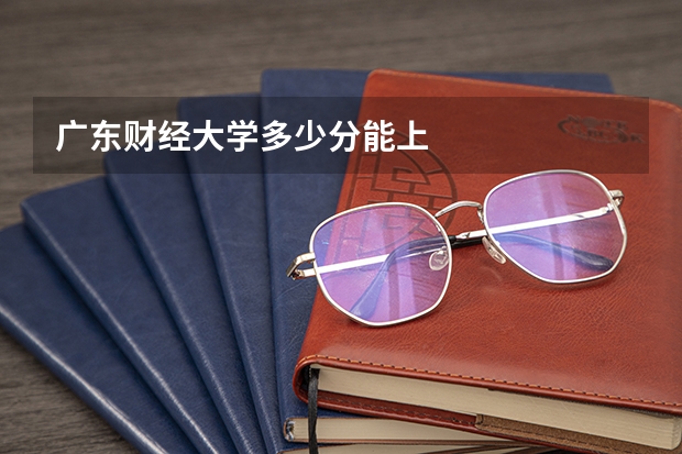 广东财经大学多少分能上