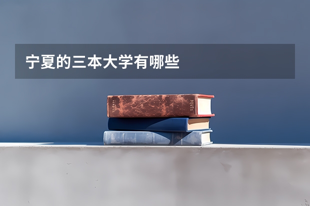 宁夏的三本大学有哪些