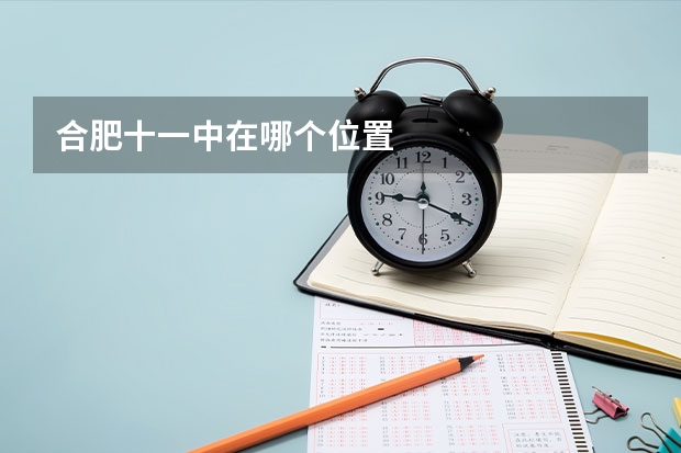 合肥十一中在哪个位置