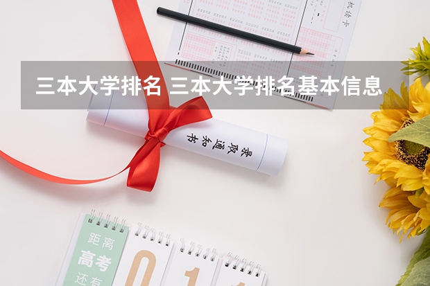 三本大学排名 三本大学排名基本信息