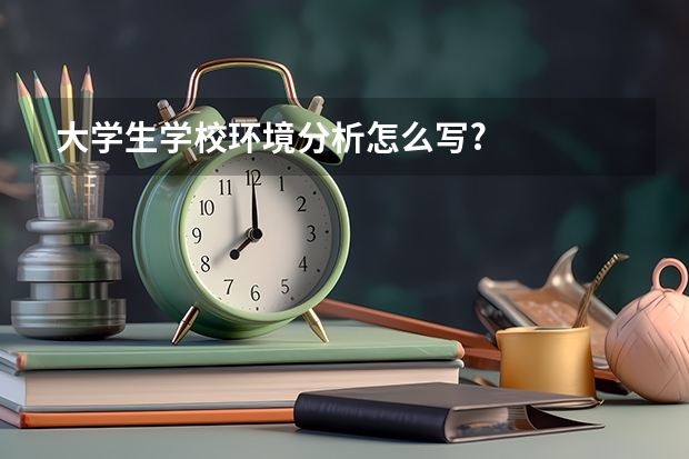 大学生学校环境分析怎么写?