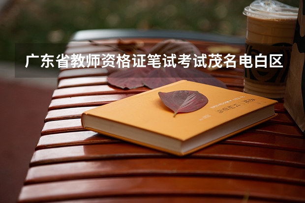 广东省教师资格证笔试考试茂名电白区录取分数线是多少？