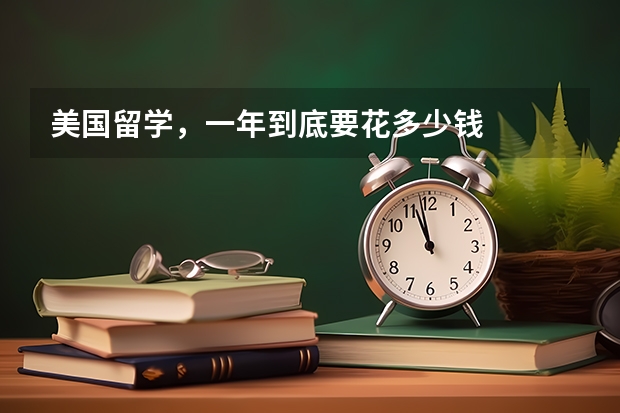 美国留学，一年到底要花多少钱