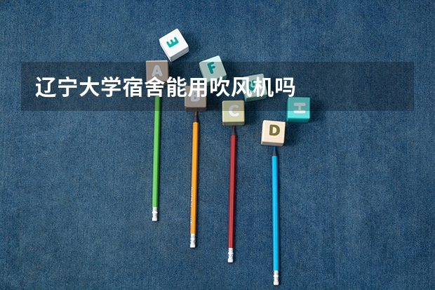 辽宁大学宿舍能用吹风机吗