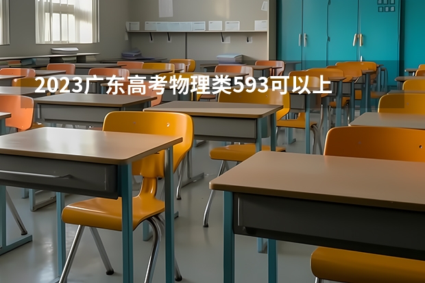 2023广东高考物理类593可以上什么大学