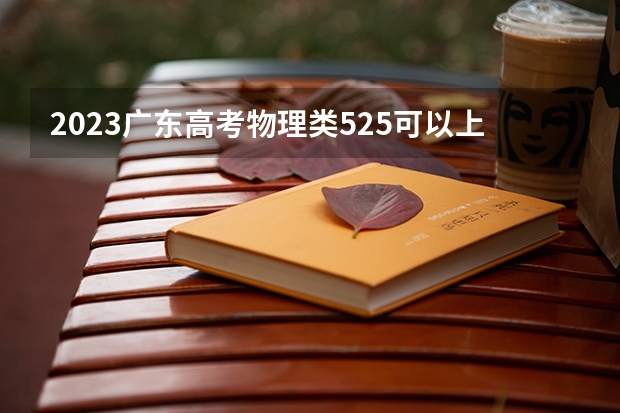 2023广东高考物理类525可以上什么大学