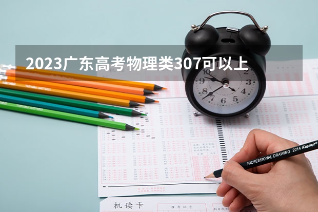 2023广东高考物理类307可以上什么大学