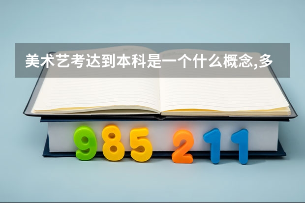 美术艺考达到本科是一个什么概念,多少分是美术本科,安徽的
