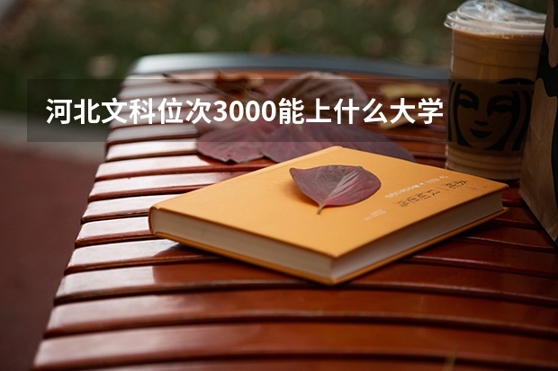 河北文科位次3000能上什么大学