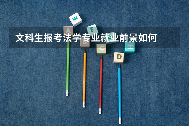 文科生报考法学专业就业前景如何