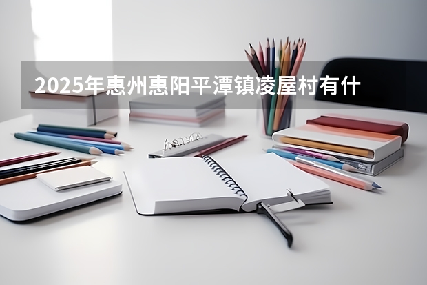 2025年惠州惠阳平潭镇凌屋村有什么规划?