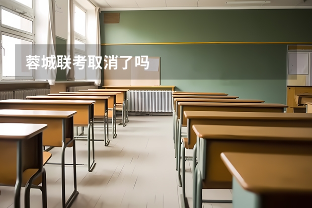 蓉城联考取消了吗