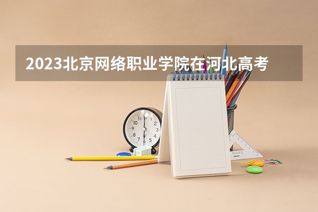 2023北京网络职业学院在河北高考专业招生计划多少人(历年招生计划)