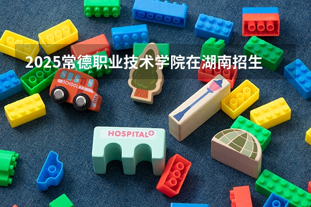 2025常德职业技术学院在湖南招生计划一览表