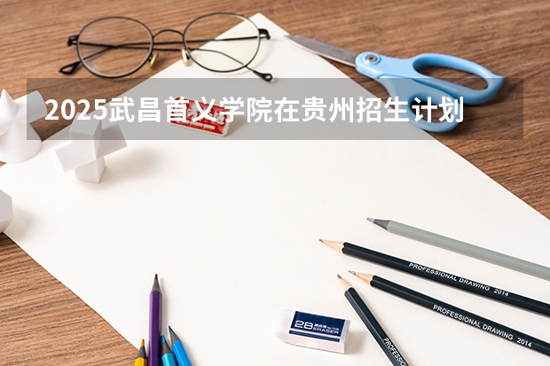 2025武昌首义学院在贵州招生计划一览表
