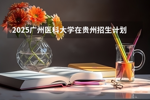 2025广州医科大学在贵州招生计划一览表
