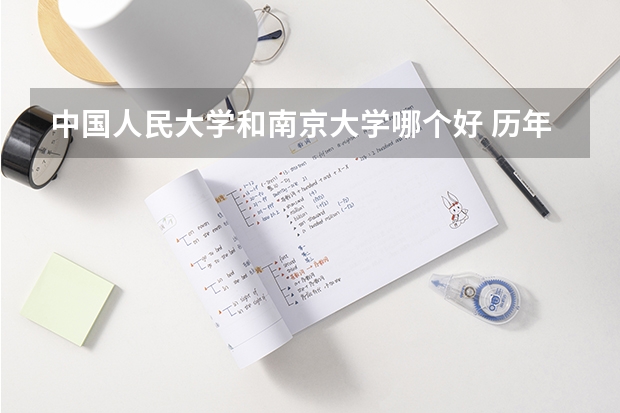 中国人民大学和南京大学哪个好 历年录取分数线一览