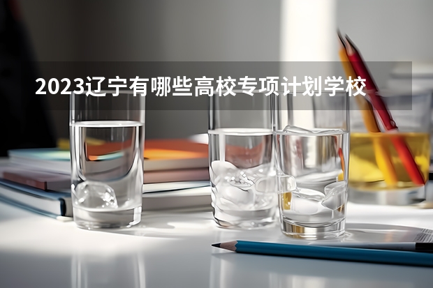 2023辽宁有哪些高校专项计划学校